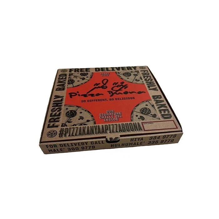 Cutie de pizza din carton ondulat