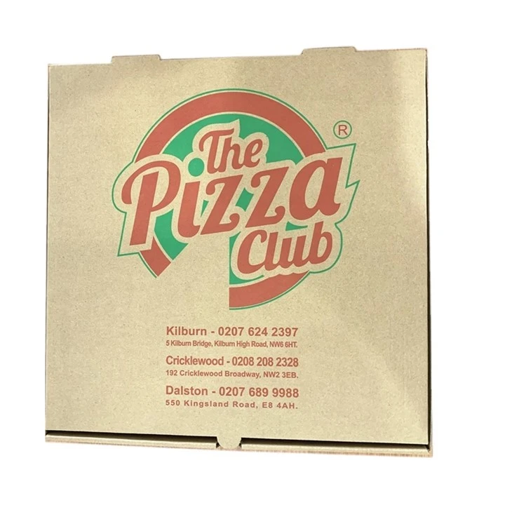 Cutie de pizza personalizată Material degradabil