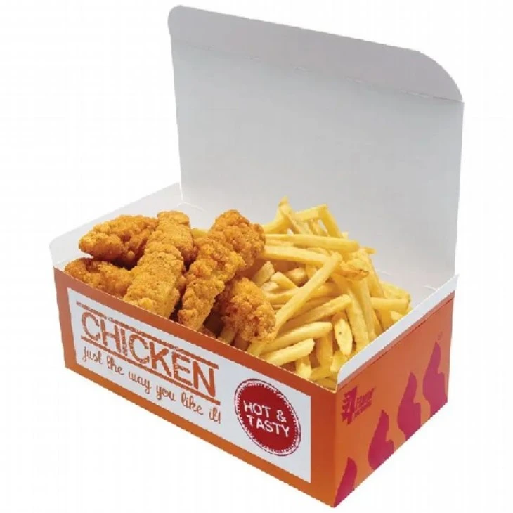 Disposable Paper Fish and Chips Box Disposable Paper Fish and Chips Box