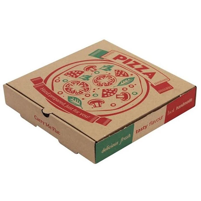 Cutie de pizza imprimată