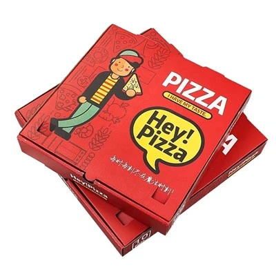 Cutii de pizza colorate, personalizabile, reciclabile