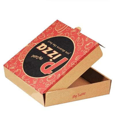 Cutie de ambalare de calitate alimentară Cutie de pizza chinezească cu logo personalizat
