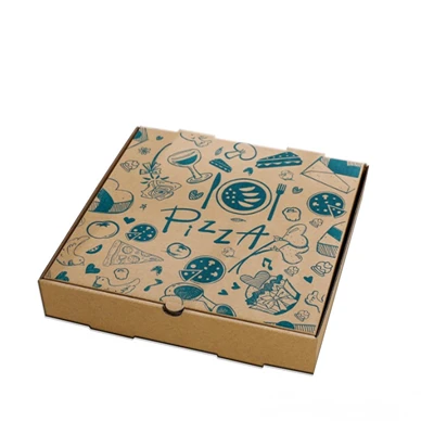 Cutie de hârtie pentru ambalare pizza cu logo personalizat