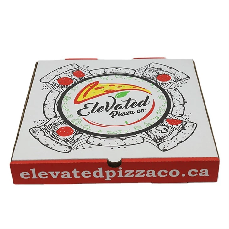 Cutie de pizza personalizabilă ecologică